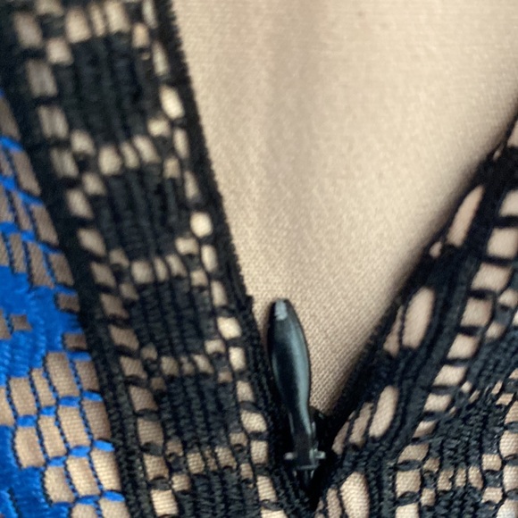 Endless Rose Black Blue Mini Dress - Picture 14 of 14